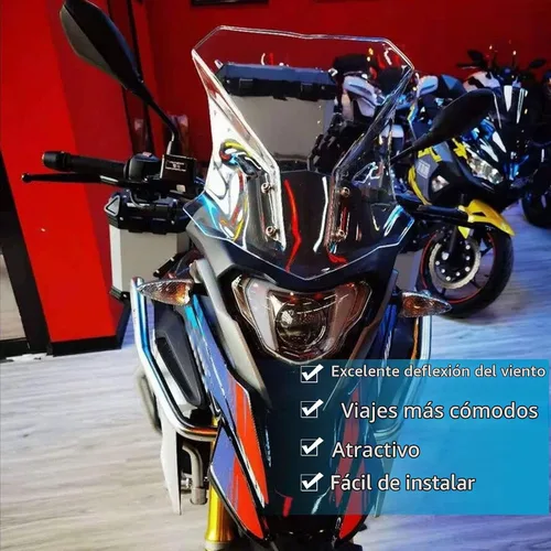 Vista 4 de Protector de parabrisas compatible con BMW G310GS Parts 2017-2026 Transparente