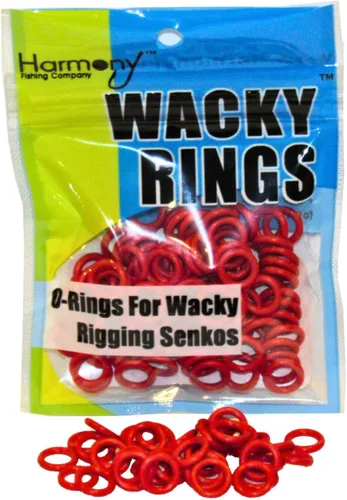 Vista 18 de (100pk) – O-Rings for Wacky Rigging Senkos/Worms/Soft Stickbaits – Bait Saver Orings for Senko Worm – Save Your Baits from Tearing While Wacky Neko