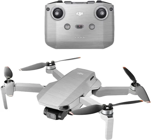 Vista 17 de MIGHTY SKINS Compatible con DJI Mini 2 Dron portátil – Pared negra Funda protectora de vinilo duradera y única Fácil de aplicar, quitar