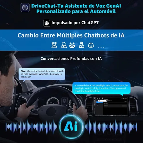 Vista 6 de A5L - Estéreo de auto doble DIN Android de 7 pulgadas con escáner OBD2, CarPlay inalámbrico y Android Auto, ecualizador de 24 bandas, DSP, conexión