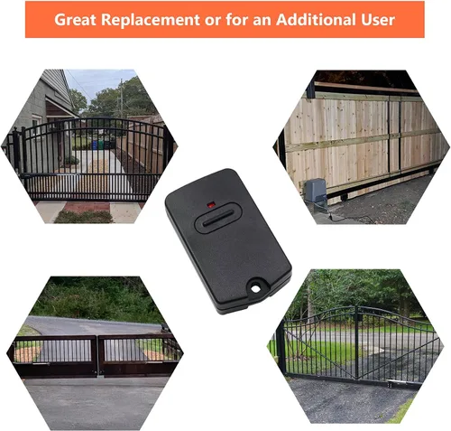 Vista 6 de RB741 para mando a distancia Mighty Mule Gate, 318 MHZ (paquete de 2) 9 Dip FM135 Gate Transmitter for MM371W MM572W etc. Compatible with GTO Gate