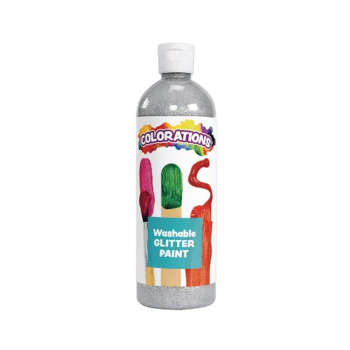Vista 14 de Colorations Pinturas con purpurina lavables sin parabenos para niños, juego de 11, 16 onzas cada una, no tóxicas y fabricadas en los Estados Unidos.