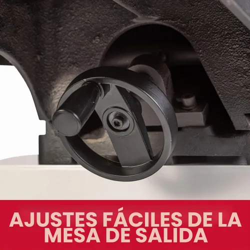 Vista 7 de JET Cepilladora negra de 8 pulgadas, cabezal de corte helicoidal, 2 HP, 230V 1Ph (JWJ-8HH-BLK)