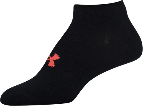 Vista 3 de Under Armour Calcetines esenciales ligeros de corte bajo para mujer, 6 pares