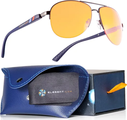 Vista 9 de Blue Light Blocking Glasses Amber Lenses -For Better Sleep, Gaming, Eye Strain Blocker, Computer, Sunglasses