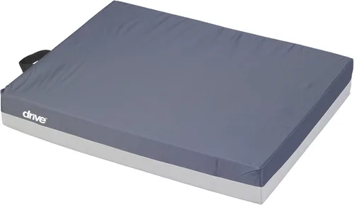 Vista 2 de Cojín para protección de la piel gel "E" para silla de ruedas, de Drive Medical, 14894, Azul oscuro, 1, 1
