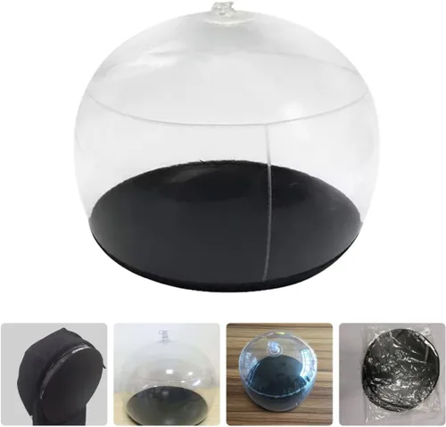Vista 5 de FOMIYES 2 soportes inflables para gorras de béisbol plegables para almacenamiento en armario para mostrar y preservar la forma, diseño ligero y que