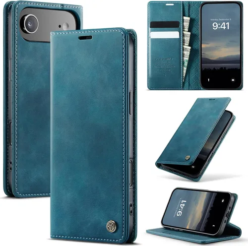 Vista 83 de Funda tipo cartera para Samsung Galaxy Z Fold 7 de piel con tarjetero y función atril, cierre magnético, bloqueo RFID, TPU a prueba de golpes, Negro