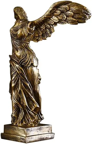 Vista 2 de Kakalote Estatua de la Victoria de Samotracia - Estatua de la Diosa de la Victoria Escultura Romana Griega Diosa Victoria Figurilla