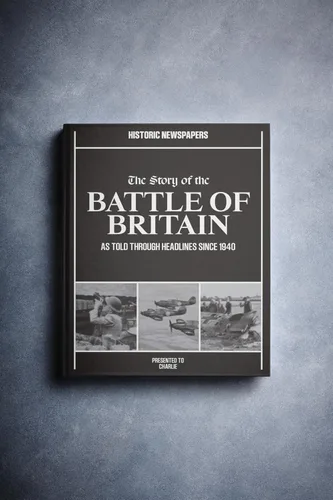 Vista 14 de Signature gifts Libro de historia de periódico de guerra personalizado – Regalo educativo de recuerdo de guerra contado a través de la cobertura