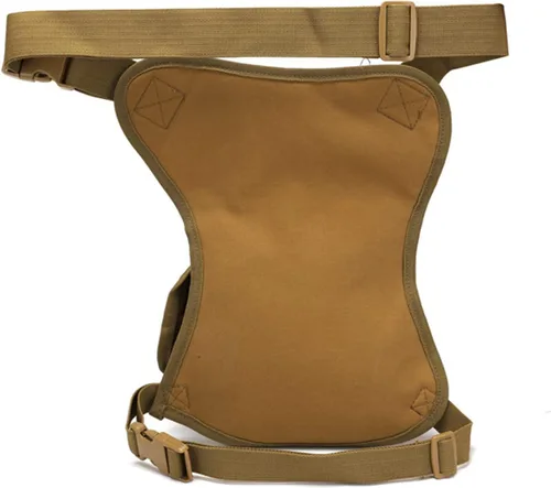 Vista 5 de Bolso táctico militar de la pierna del descenso de Molle, paquete del muslo para la motocicleta, ciclismo, equitación, camping, bolsos de cintura