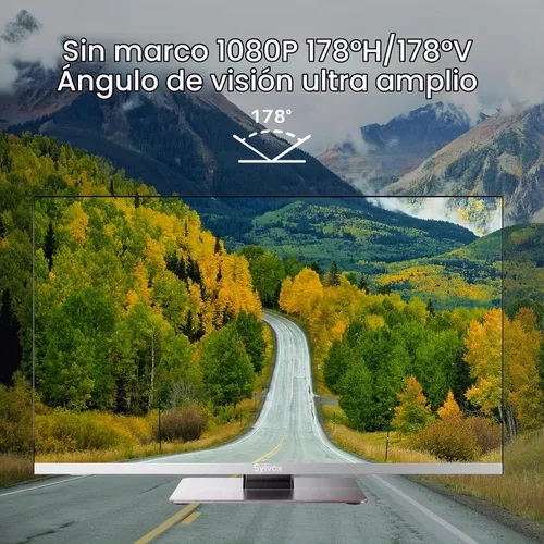 Vista 2 de SYLVOX 22'' Smart TV Digital de 12 Voltios Combo de Vídeo en Disco FHD 1080P Android 11.0, con Conexión Inalámbrica WiFi ARC CEC, para Hogar