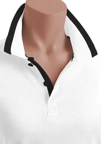 Vista 4 de CLOVERY Camisas polo casuales de manga corta para mujer, Kwtts0181_negro