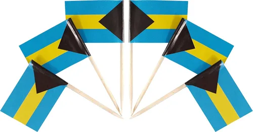 Vista 11 de QQSD Bandera de Albania palillo de dientes Albania Pequeña Bandera para cupcakes, 100