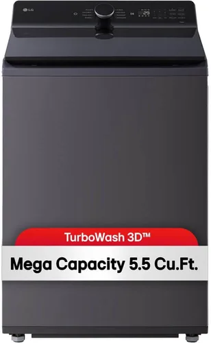 Vista 6 de LG WT8400CB - Arandela de carga superior de capacidad mega de 5.5 pies cúbicos con EasyUnload - Negro mate