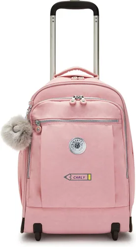 Vista 5 de Kipling Gaze - Mochila grande con ruedas para mujer Rosa Bridal Rose talla única