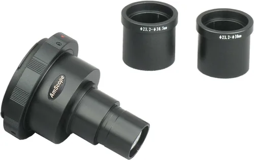 Vista 5 de AmScope CA-CAN-SLR Canon Adaptador de cámara para microscopios SLR/D-SLR