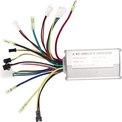 Vista 7 de Controlador de motor de CC con mazo de cables Controlador de motor Batería de litio para 36V 48V 17A eléctrico