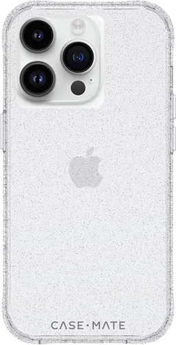 Vista 6 de Case-Mate Funda para iPhone 14 Pro - Gemas florales - Con protección contra caídas de 10 pies y carga inalámbrica - Funda de lujo con diamantes