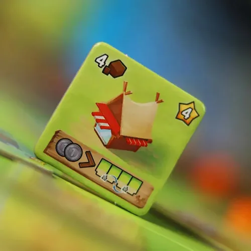 Vista 4 de IELLO: Little Town: Artisans Expansion - Juego de mesa de estrategia, táctico e interactivo, más edificios y objetivos, juego familiar, a partir