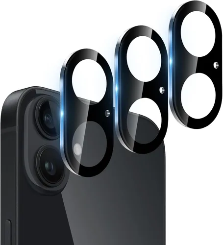 Vista 80 de Dengduoduo Paquete de 3 protectores de lente de cámara de vidrio templado para iPhone 15 de 6.1 pulgadas y para iPhone 15 Plus de 6.7 pulgadas
