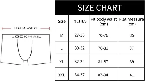 Vista 2 de JOCKMAIL Hombres Ropa interior Boxer Shorts Modal Hombres Ropa interior Cuidado de la Salud Trunks Boxer Escritos