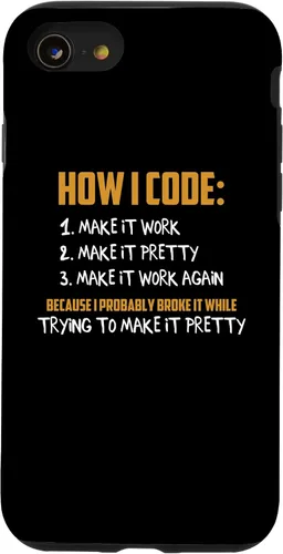 Vista 18 de iPhone 16 How To Code Funny Computer Programmer Coding Geek Novelty Case