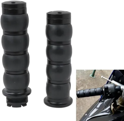 Vista 8 de Empuñaduras de manillar de motocicleta de 1 pulgada para Yamaha Chopper Road Star V Star XVS