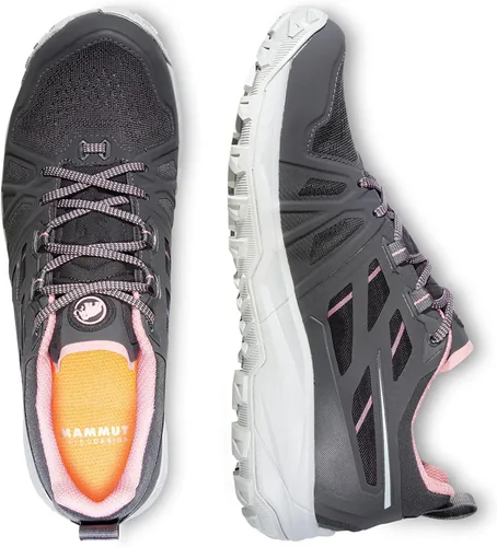 Vista 2 de Mammut Saentis Low GTX - Zapatillas de senderismo para hombre Asfalto Polvo Oscuro Rosa