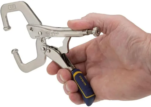 Vista 6 de IRWIN VISE-GRIP Alicates de soldadura, liberación rápida, bloqueo de abrazadera C, 6 pulgadas (IRHT82585)