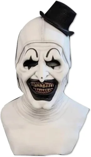 Vista 6 de Mono de anime para cosplay, traje de anime, traje de anime blanco y negro, traje de Halloween con máscara Ropa
