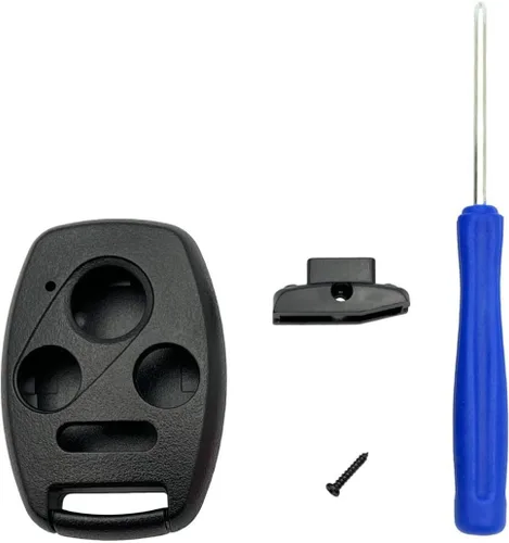 Vista 5 de Funda de Reemplazo para Llavero de Entrada sin Llaves, Compatible con Honda Accord/Civic EX/Pilot/CR-V (Negro)