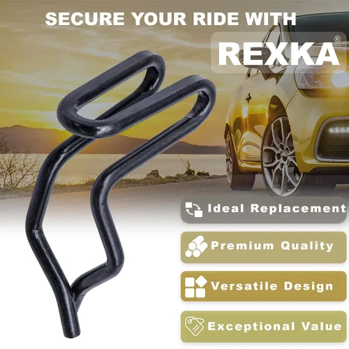 Vista 3 de Rexka 10 clips para panel de puerta, retenedores de panel compatibles con Ford Mustang Dodge Chrysler Imperial New Yorker Charger Coronet Plymouth