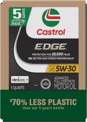 Vista 16 de Castrol EDGE 5W-30 Aceite para motor totalmente sintético avanzado, 1 cuarto de galón, paquete de 6