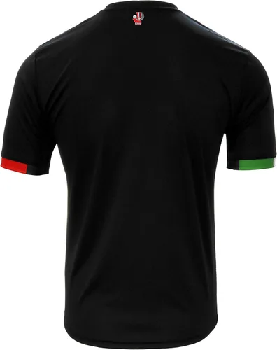 Vista 3 de Jersey México Indios Ciudad Juarez 100% poliéster NegroGris_Fabricado en México