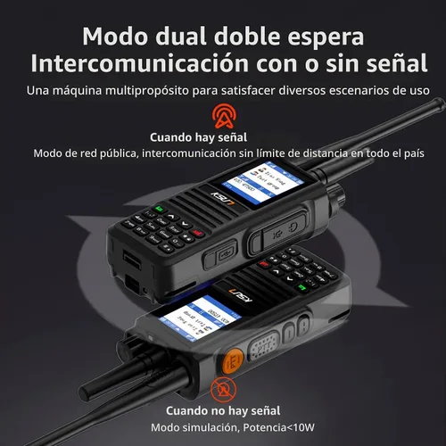 Vista 3 de Radios POC globales libres PTT de la vida de la red de KSUN 4G con tarjeta