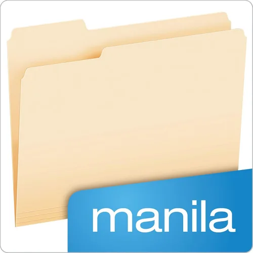 Vista 4 de Pendaflex Carpetas de archivos, tamaño carta y carpetas de archivos de dos tonos, tamaño carta, colores surtidos