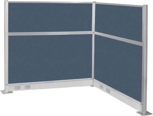 Vista 39 de Versare Cubículo eléctrico de panel silencioso preconfigurado Paredes divisoras de estación de trabajo Paneles de privacidad para cubículos Gris