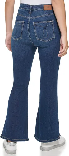 Vista 3 de Calvin Klein Women's High Rise Flare Jeans