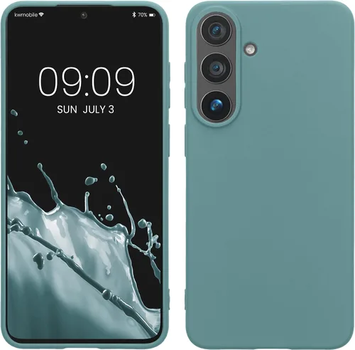 Vista 176 de kwmobile Funda compatible con Samsung Galaxy S23 - Funda protectora de silicona TPU suave y delgada - Piedra antigua