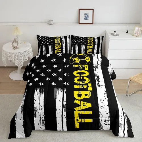 Vista 35 de Erosebridal Juego de edredón de béisbol tamaño individual, juegos de ropa de cama deportiva para niños, edredones y juegos de ropa de cama de nido