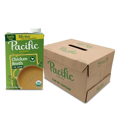 Vista 13 de Pacific Foods - Caldo de pollo orgánico, caja de 48 onzas