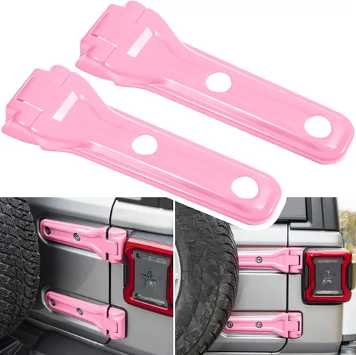 Vista 14 de Cubierta de bisagra para compuerta trasera de Jeep Wrangler JL JLU, accesorios de decoración exterior - 2018-2024, 2 puertas y 4 puertas, cubierta