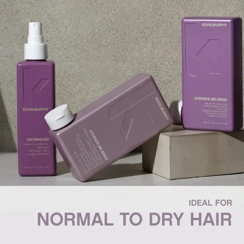 Vista 5 de KEVIN.MURPHY HYDRATE-ME.WASH - Champú hidratante para cabello natural y coloreado - Para cabello opaco, reseco y seco - Champús nutritivos profundos