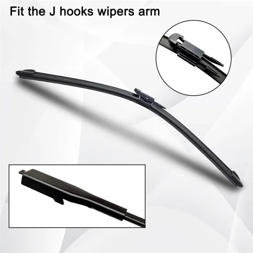 Vista 4 de Limpiaparabrisas de coche compatible con BMW Serie 1 F20 F21 114i 116i 118i 120i 125i M135i M140i 116d 118d 125d 2012-2019 Limpiaparabrisas de goma