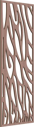 Vista 152 de 9 3/8"W x 24 3/8"H x 1/4"T Bristol Decorativos Paneles de Pared de Madera Calado, Cereza
