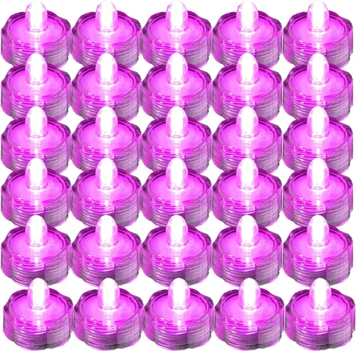 Vista 13 de Luces led muy brillantes, sumergibles, color té, para fiestas, bodas