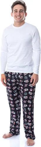 Vista 2 de Marvel - Pantalones de pijama con estampado de El Halcón y el Soldado de Invierno para hombre