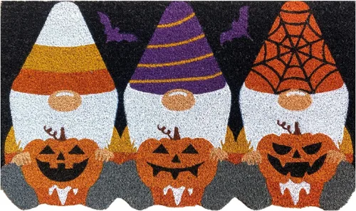 Vista 4 de Briarwood Lane Felpudo de fibra natural de fibra de coco de Halloween de 30 x 18 pulgadas