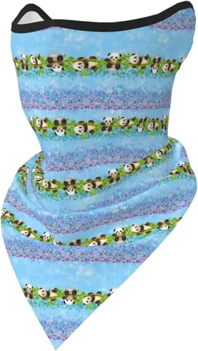 Vista 13 de Polaina para el cuello, bandanas para hombres y mujeres, cubierta de bufanda para la cara con rayos UV, con agujero para las orejas, máscara facial